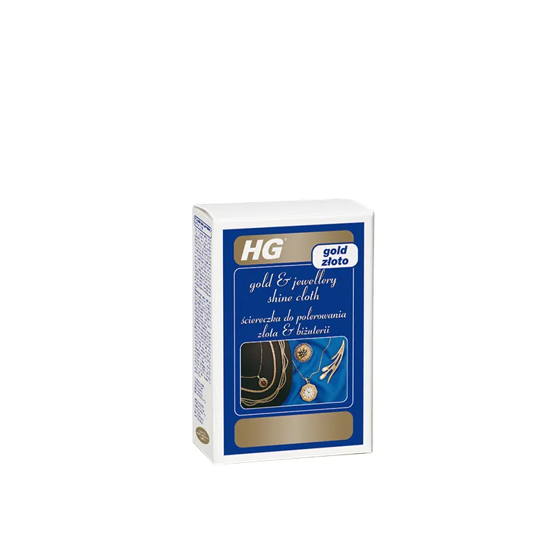 HG ผ้าจิวเวอรี่ ไชน์ ขนาดบรรจุ 1 ผืน - ผ้าสำหรับทำความสะอาดและขัดเงา สำหรับเครื่องประดับ สำหรับทอง เครื่องเพชร และอัญมณี ขัดทอง ขัดเพชร ทองคำขาว